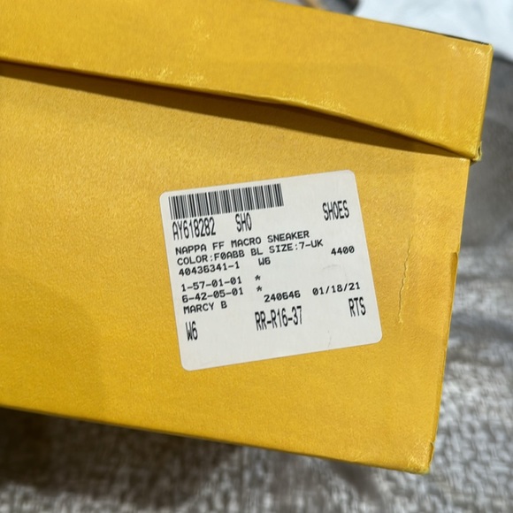 Fendi sneakers Nappa Ff MacroHF + Nappa - Picture 9 of 10